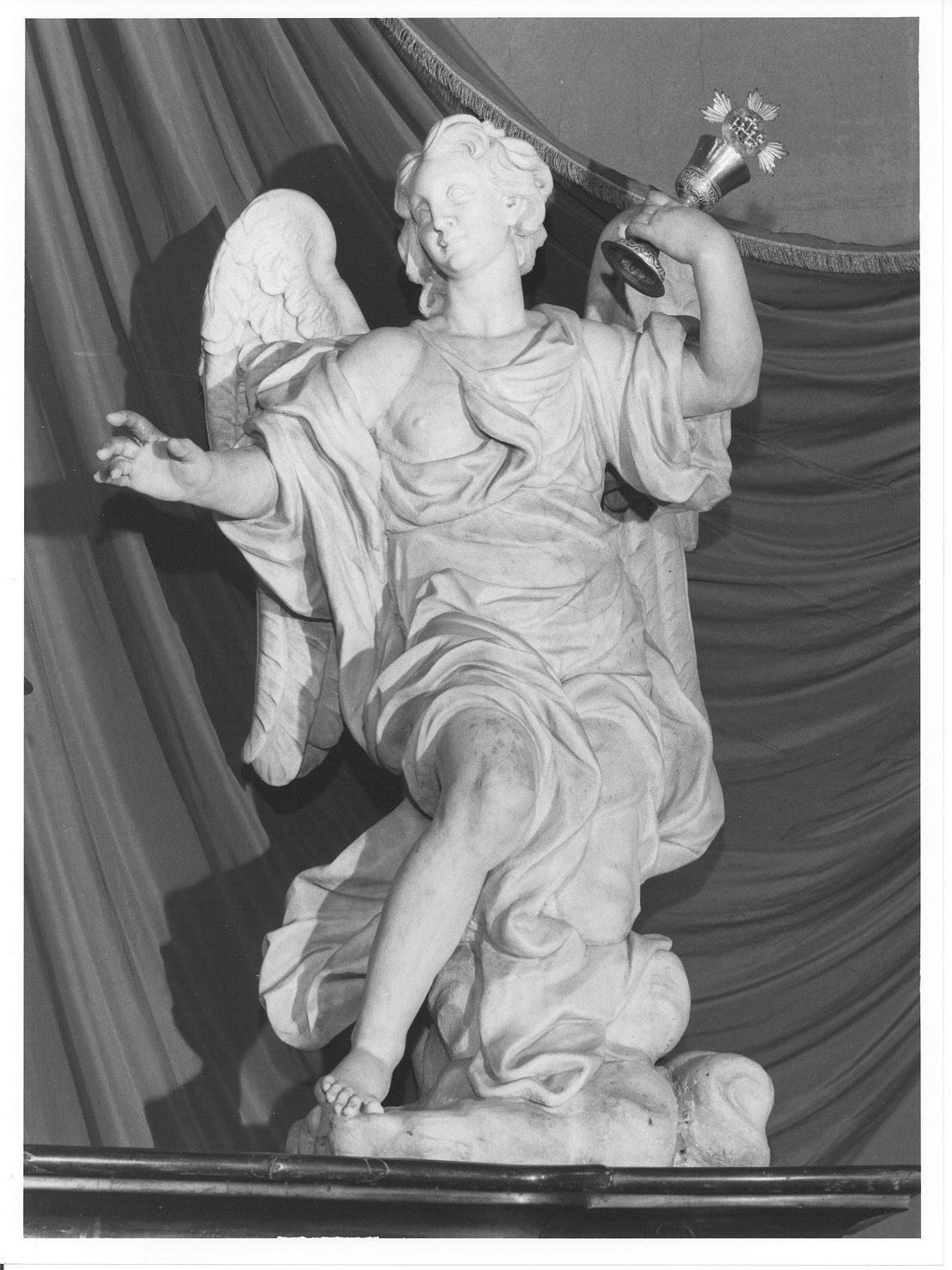 angelo (statua, coppia) - ambito lombardo (prima metà sec. XVIII)