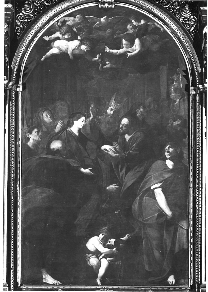 Sposalizio di Maria Vergine (dipinto, opera isolata) di Gherardini Melchiorre detto Ceranino (attribuito) (prima metà sec. XVII)