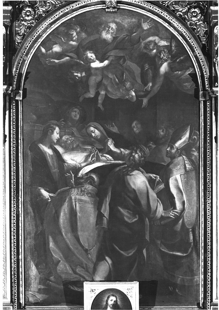 morte di San Giuseppe (dipinto, opera isolata) di Procaccini Giulio Cesare (attribuito) (primo quarto sec. XVII)