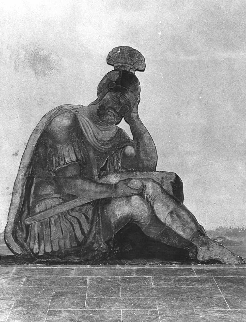 soldato dormiente (dipinto, opera isolata) di Londonio Francesco (sec. XVIII)