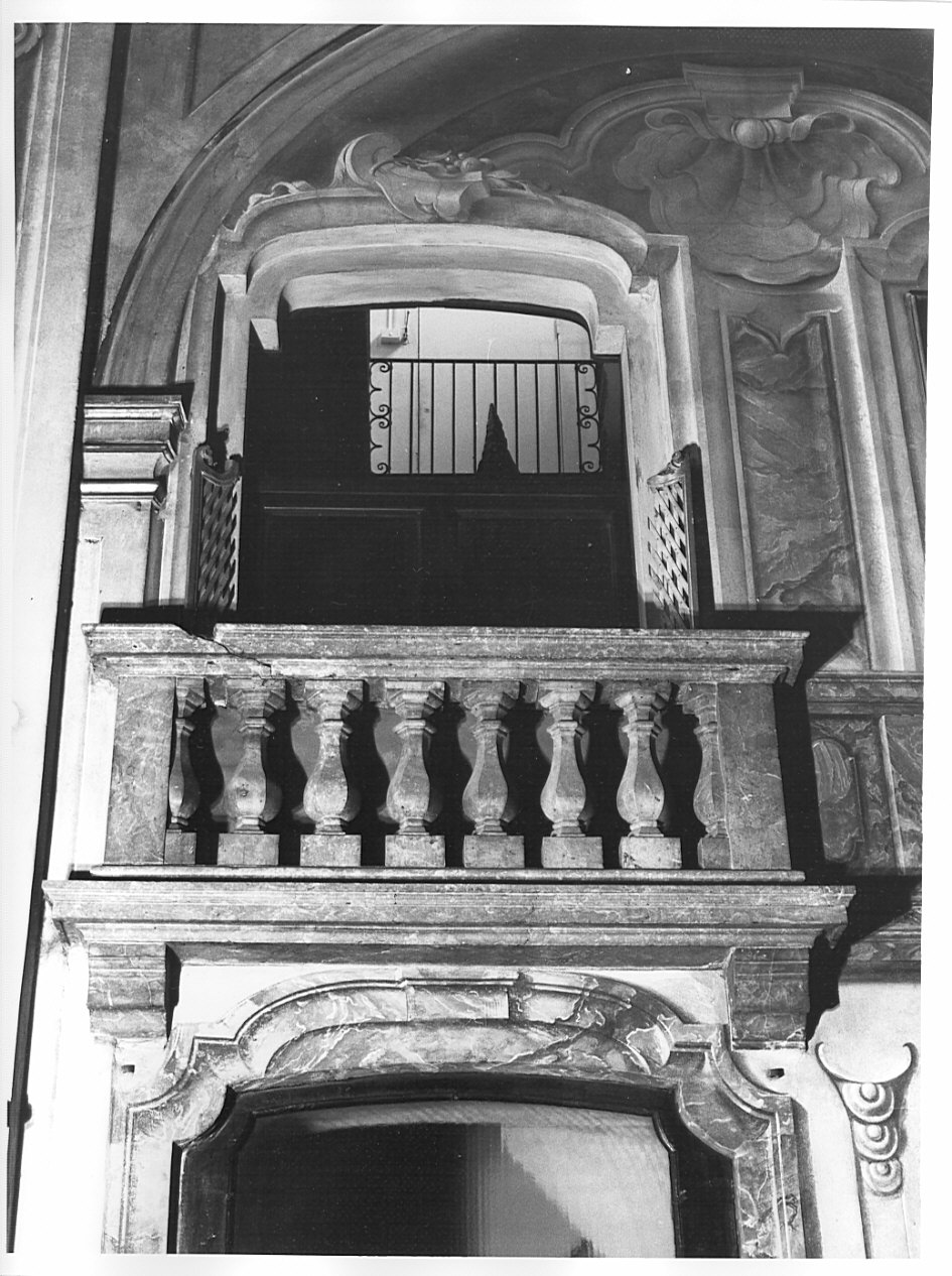 balcone, opera isolata - bottega lombarda (sec. XVII)