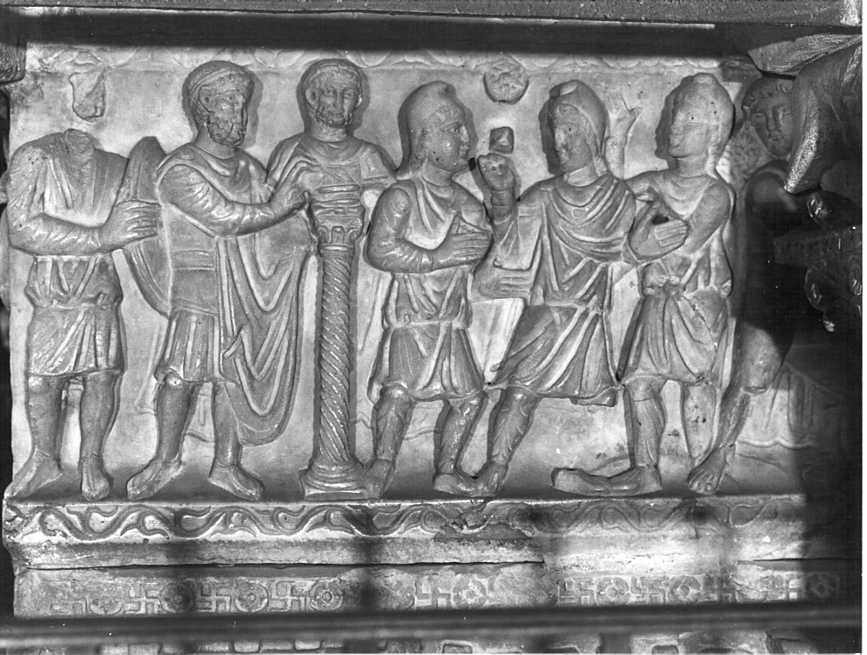sarcofago, opera isolata - bottega romana (fine sec. IV)