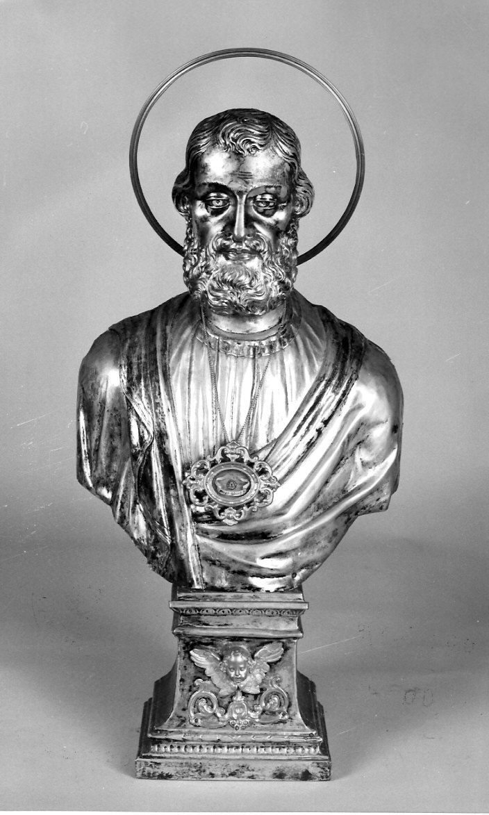 San Giuseppe (reliquiario - a busto, elemento d'insieme) - bottega lombarda (secc. XVII/ XVIII)