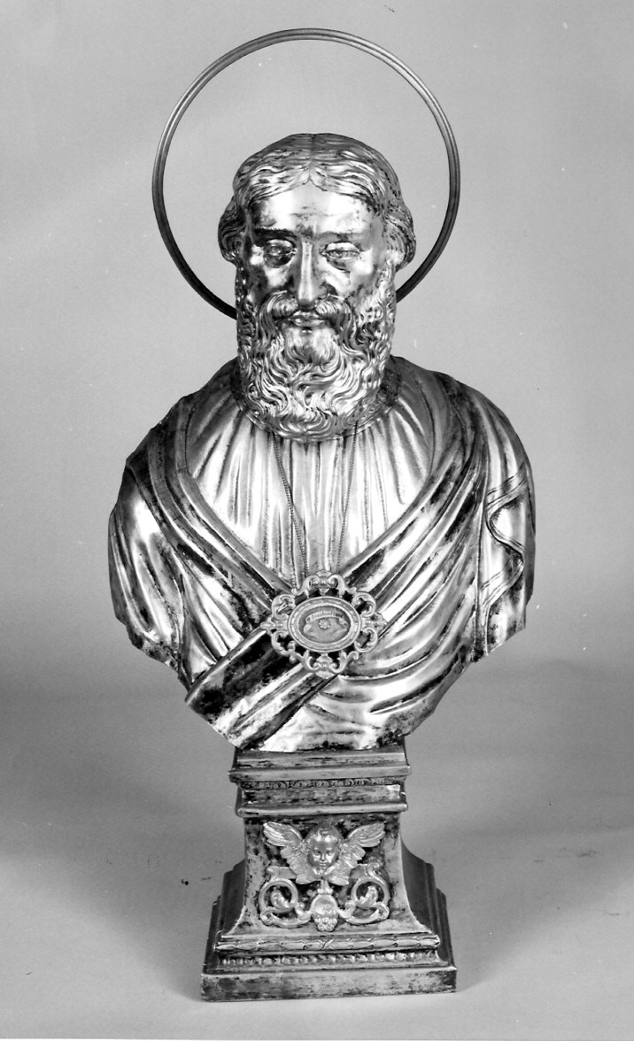 San Gioacchino (reliquiario - a busto, elemento d'insieme) - bottega lombarda (secc. XVII/ XVIII)