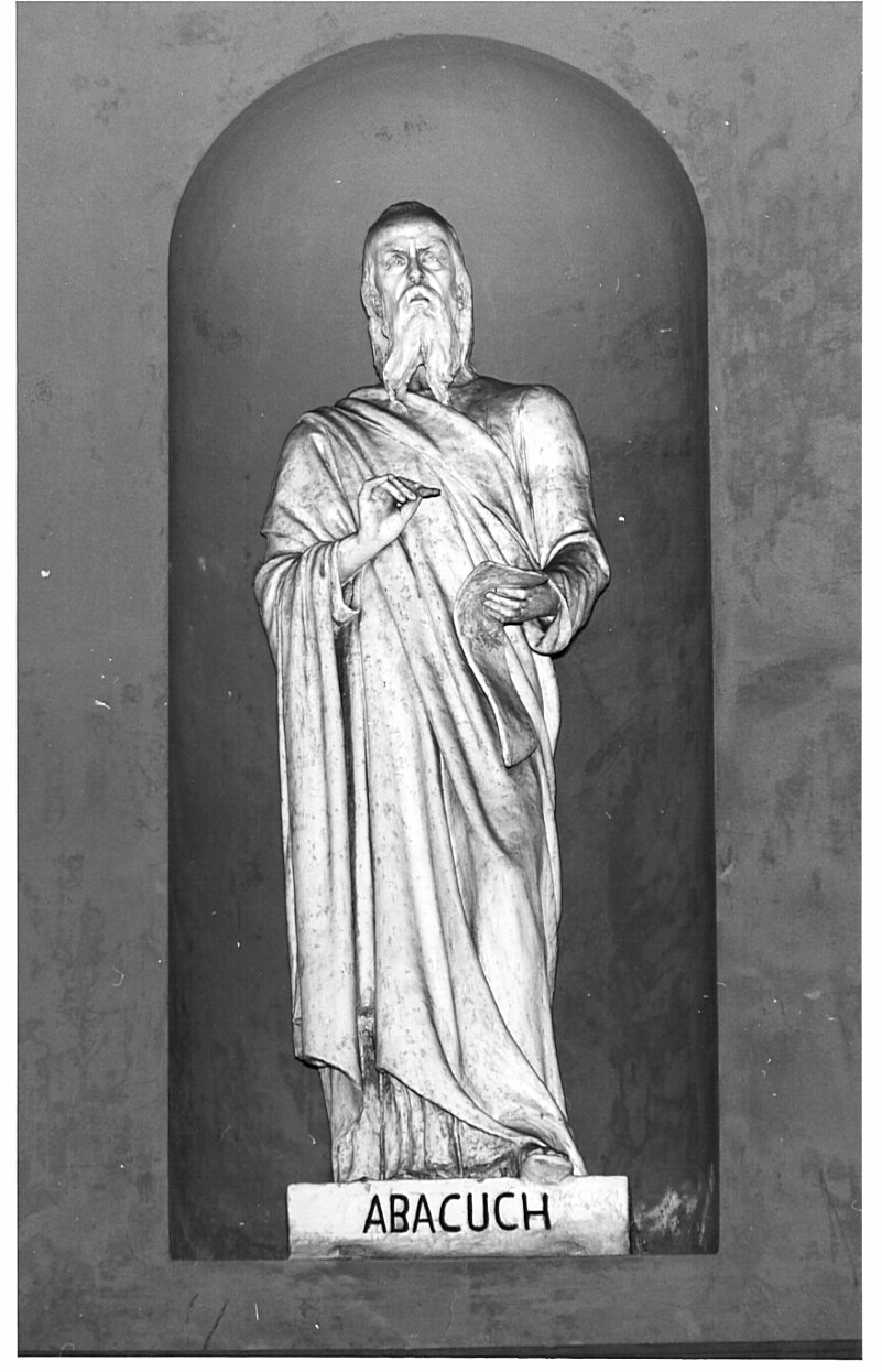 Abacuc (statua, elemento d'insieme) di Sozzi Giacomo (seconda metà sec. XIX)