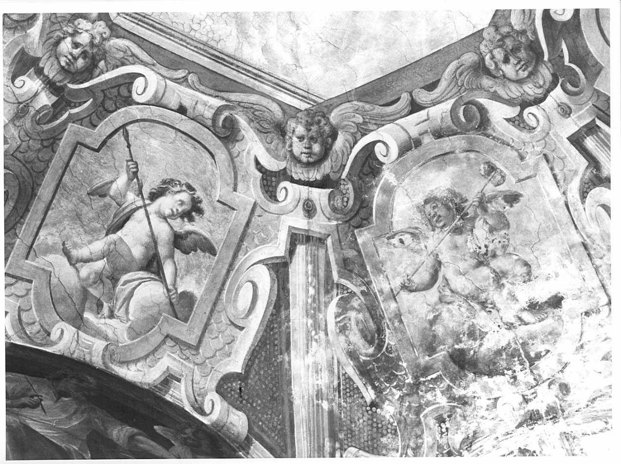angeli (dipinto, elemento d'insieme) di Della Rovere Giovanni Battista detto Fiammenghino, Della Rovere Giovanni Mauro detto Fiammenghino (sec. XVII)