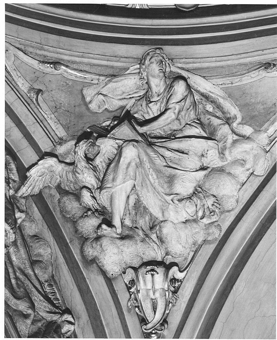 San Giovanni Evangelista (decorazione plastica, elemento d'insieme) di Pogliaghi Lodovico (sec. XX)
