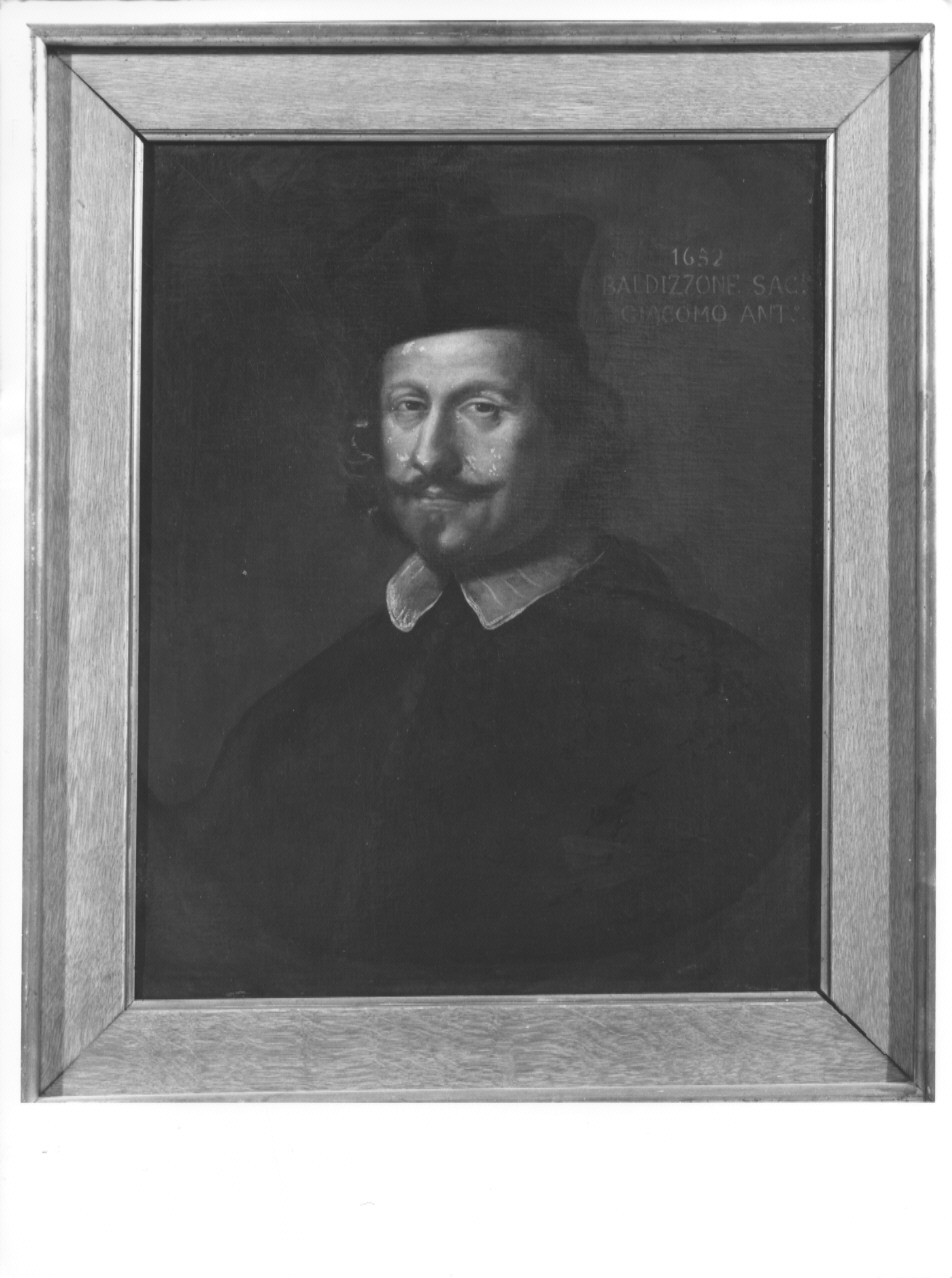 ritratto di Giacomo Antonio Baldizzone, ritratto di Giacomo Antonio Baldizzone (dipinto) - ambito italiano (sec. XVII)