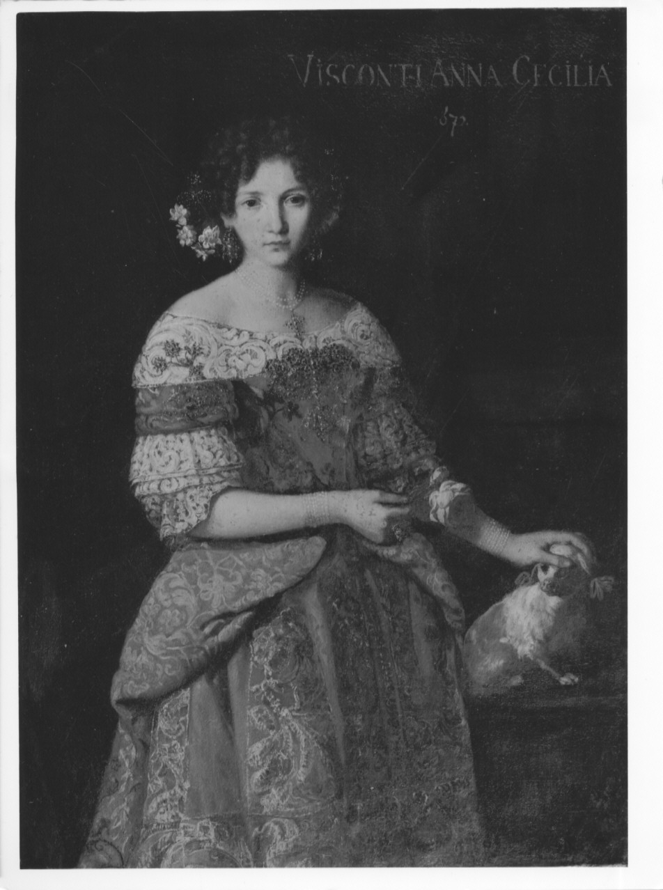 ritratto di Anna Cecilia Visconti Maderna, ritratto di Anna Cecilia Visconti Maderna (dipinto) di Ceresa Carlo (maniera) (sec. XVII)