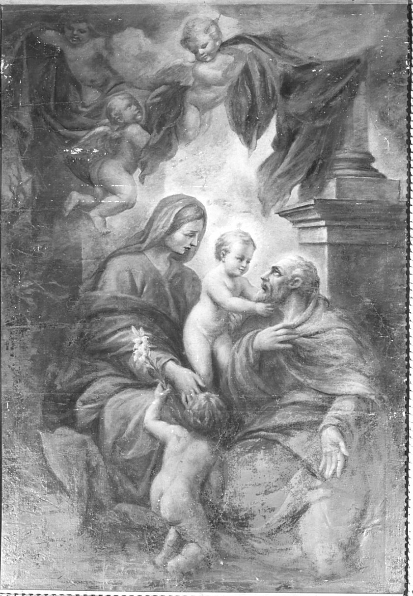 Sacra Famiglia (dipinto, opera isolata) - ambito lombardo (terzo quarto sec. XVIII)