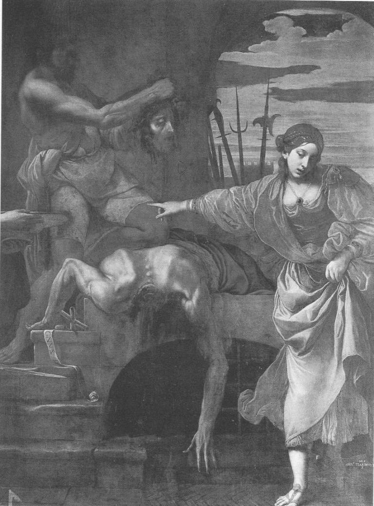 La decollazione di San Giovanni Battista, Decapitazione di San Giovanni Battista (dipinto, opera isolata) di Tiarini Alessandro (sec. XVII)