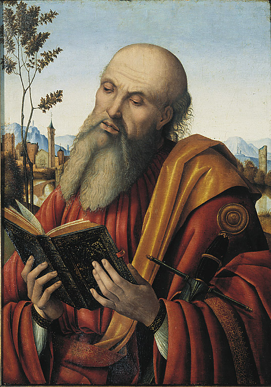 San Paolo, San Paolo (dipinto, opera isolata) di Benzoni Geminiano (inizio sec. XVI)