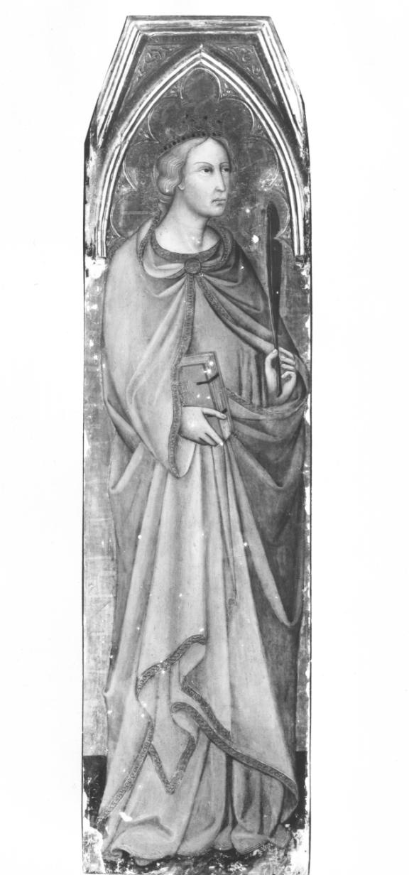 Santa Caterina d'Alessandria, Santa Caterina d'Alessandria (scomparto di polittico, elemento d'insieme) di Andrea di Bartolo, Giorgio di Andrea (sec. XV)