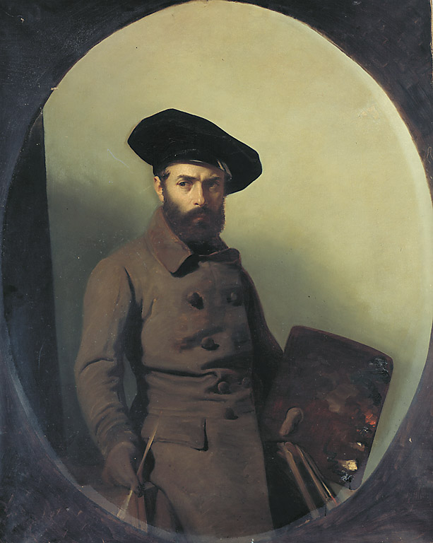 Ritratto di Carlo Bellosio, ritratto d'uomo (dipinto, opera isolata) di Conconi Mauro (sec. XIX)