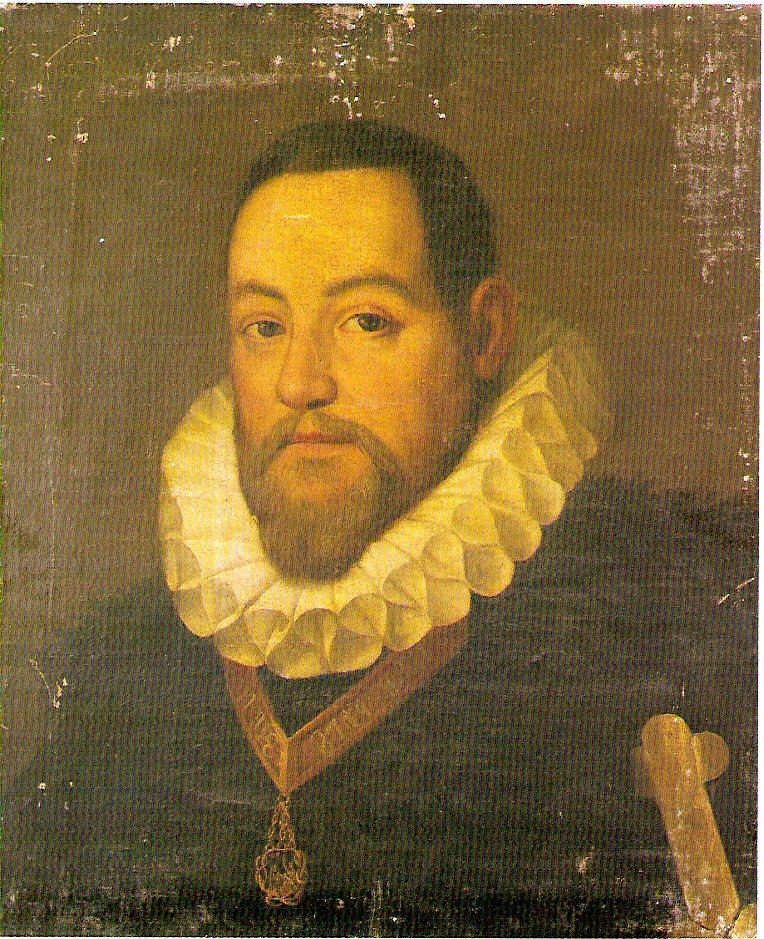 Ritratto di gentiluomo con il collare dell'Annunziata, ritratto d'uomo (dipinto, opera isolata) - ambito fiammingo (primo quarto, primo quarto sec. XVII, sec. XVII)