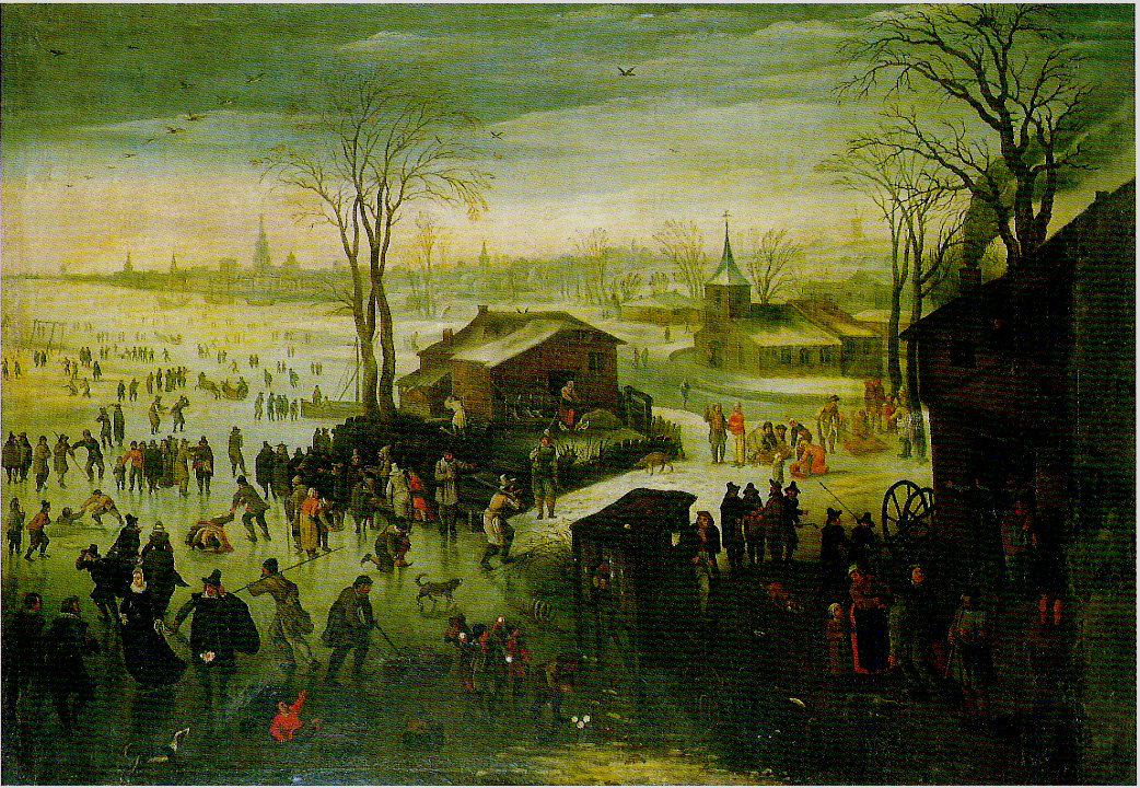 Spassi invernali, paesaggio (dipinto, serie) - ambito olandese (metà sec. XVII)