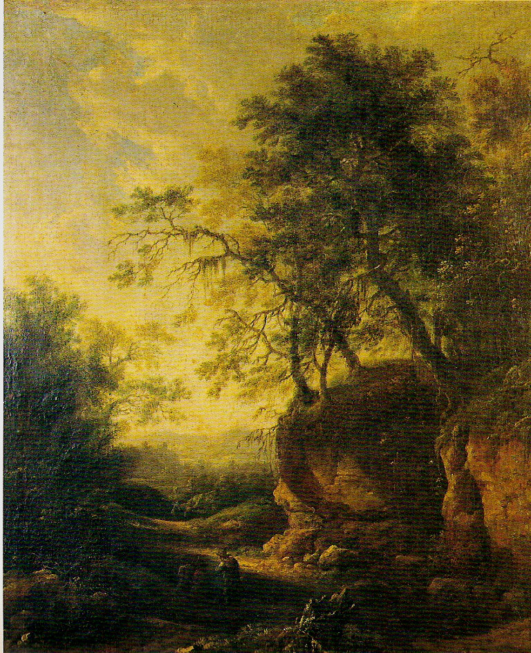 Paesaggio, paesaggio (dipinto, opera isolata) di Ermels Johann Franciscus (attribuito) (sec. XVII)