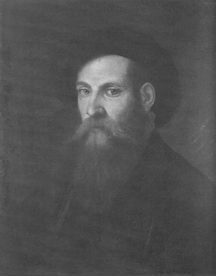 Ritratto maschile, ritratto d'uomo (dipinto, opera isolata) di Pino Paolo (attribuito) (sec. XVI)