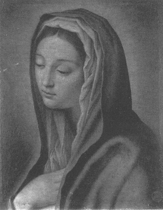 Testa della Vergine, Madonna (dipinto, opera isolata) - ambito italiano (prima metà sec. XIX)
