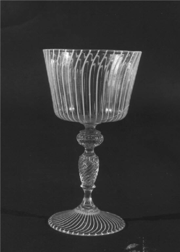 bicchiere, opera isolata - manifattura veneziana (sec. XIX)