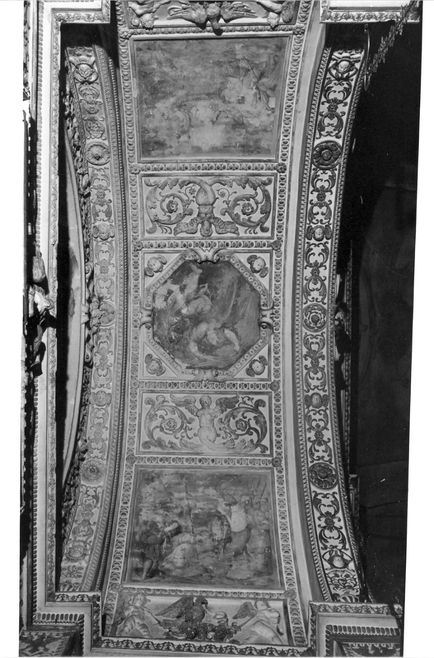 angelo con palma (dipinto, elemento d'insieme) - ambito lombardo (sec. XVII)