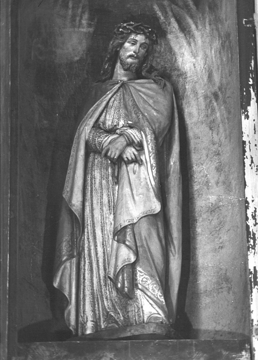 Ecce Homo (statua, opera isolata) - bottega lombarda (sec. XIX)