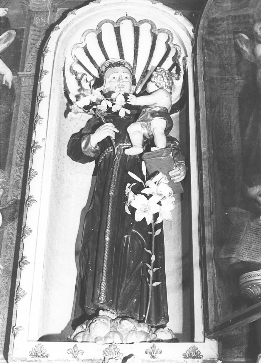 Sant'Antonio da Padova (statua, opera isolata) - bottega lombarda (sec. XIX)