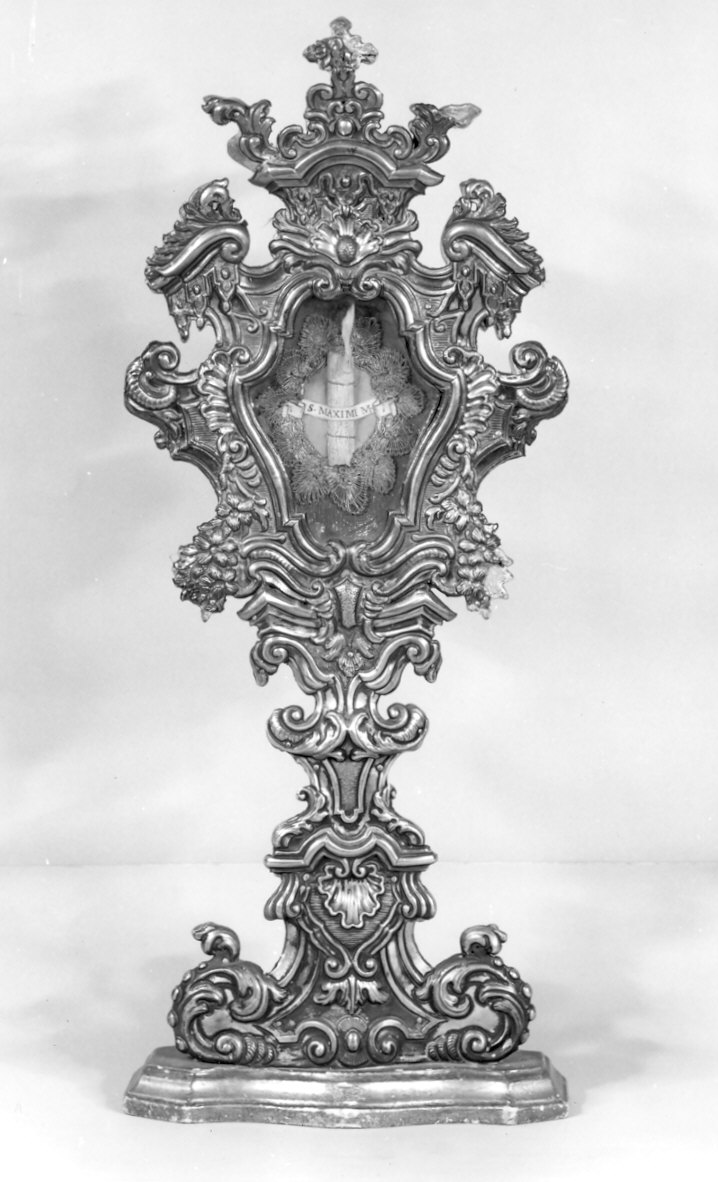 reliquiario, serie - bottega lombarda (sec. XVIII)
