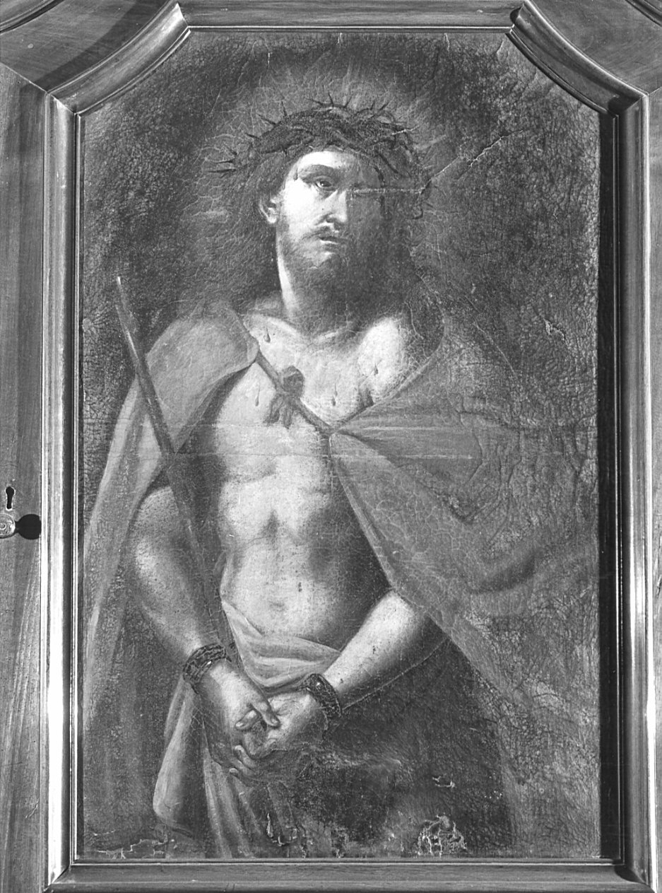 Cristo coronato di spine (dipinto, pendant) - ambito lodigiano (sec. XVIII)