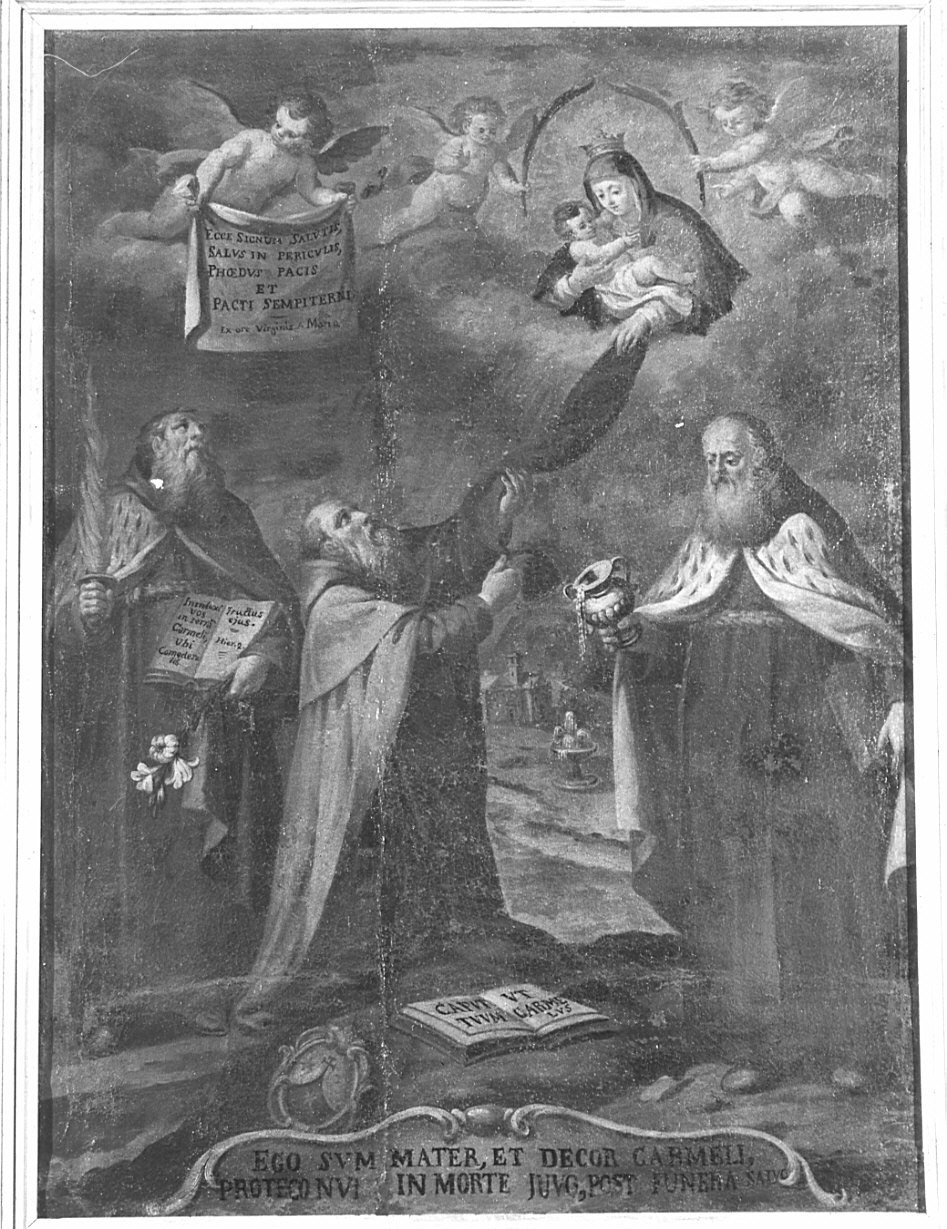 Madonna del Carmelo (dipinto, opera isolata) - ambito lodigiano (sec. XVIII)
