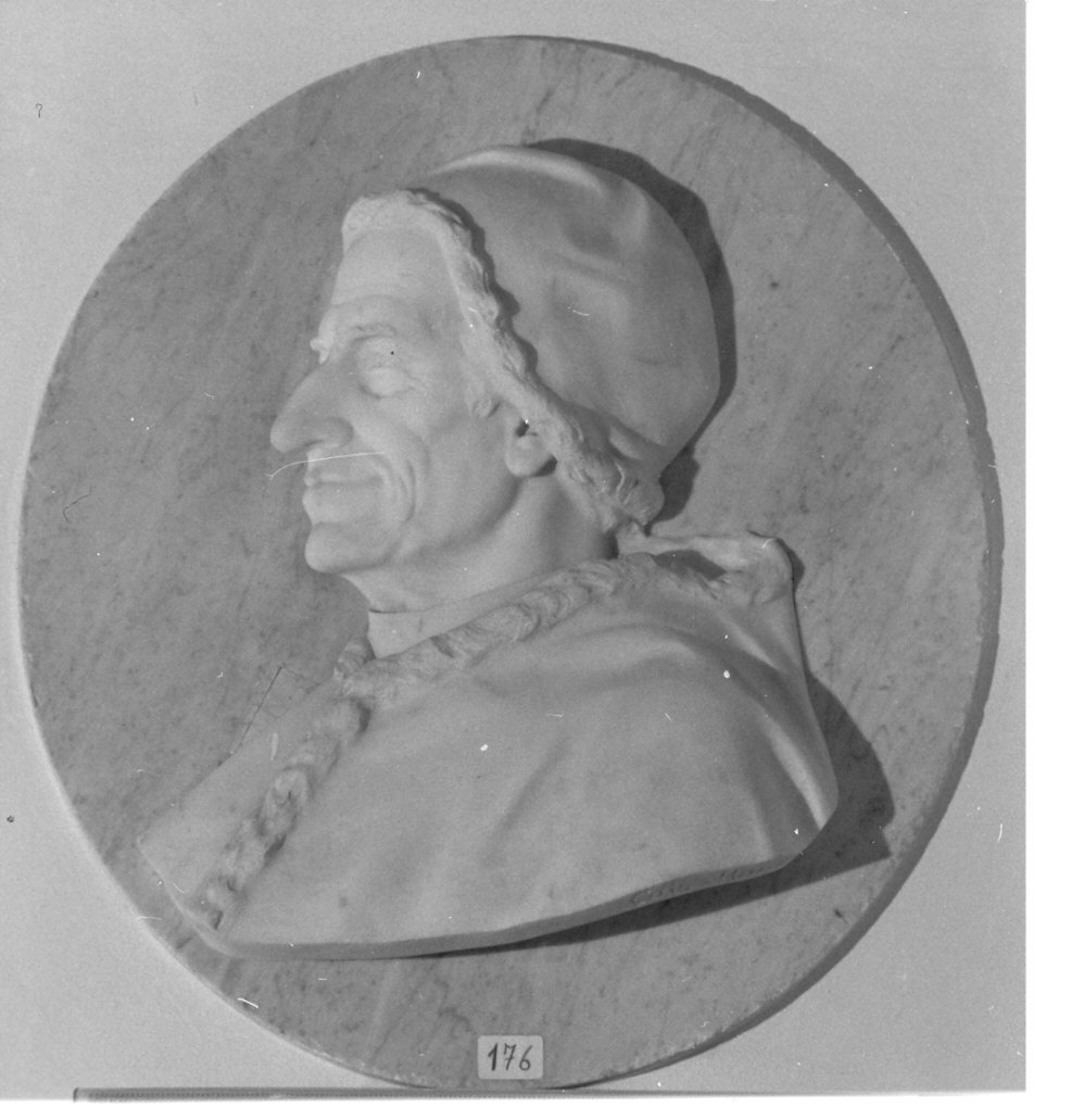 Ritratto di Leone XIII (rilievo, opera isolata) - bottega italiana (inizio sec. XX)