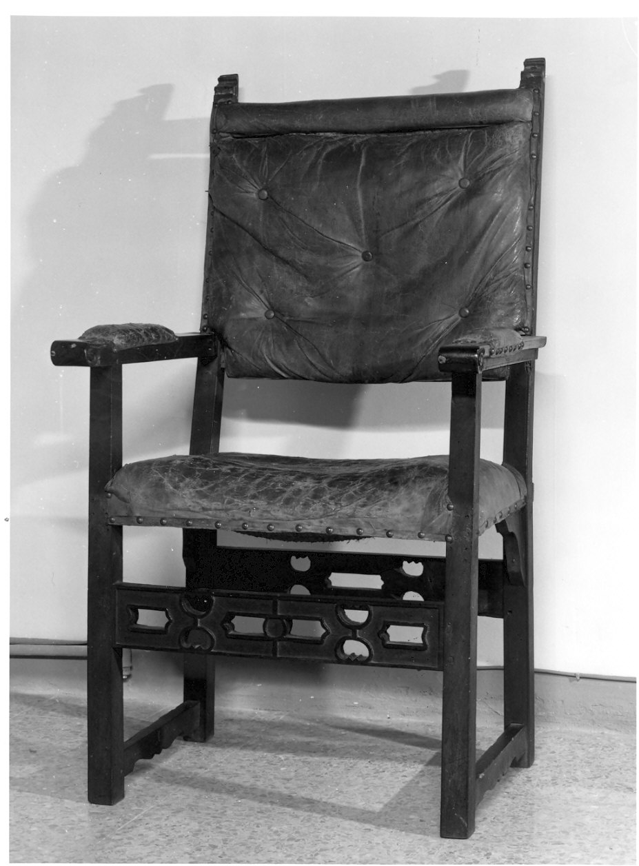 sedia, opera isolata - bottega lombarda (inizio sec. XX)