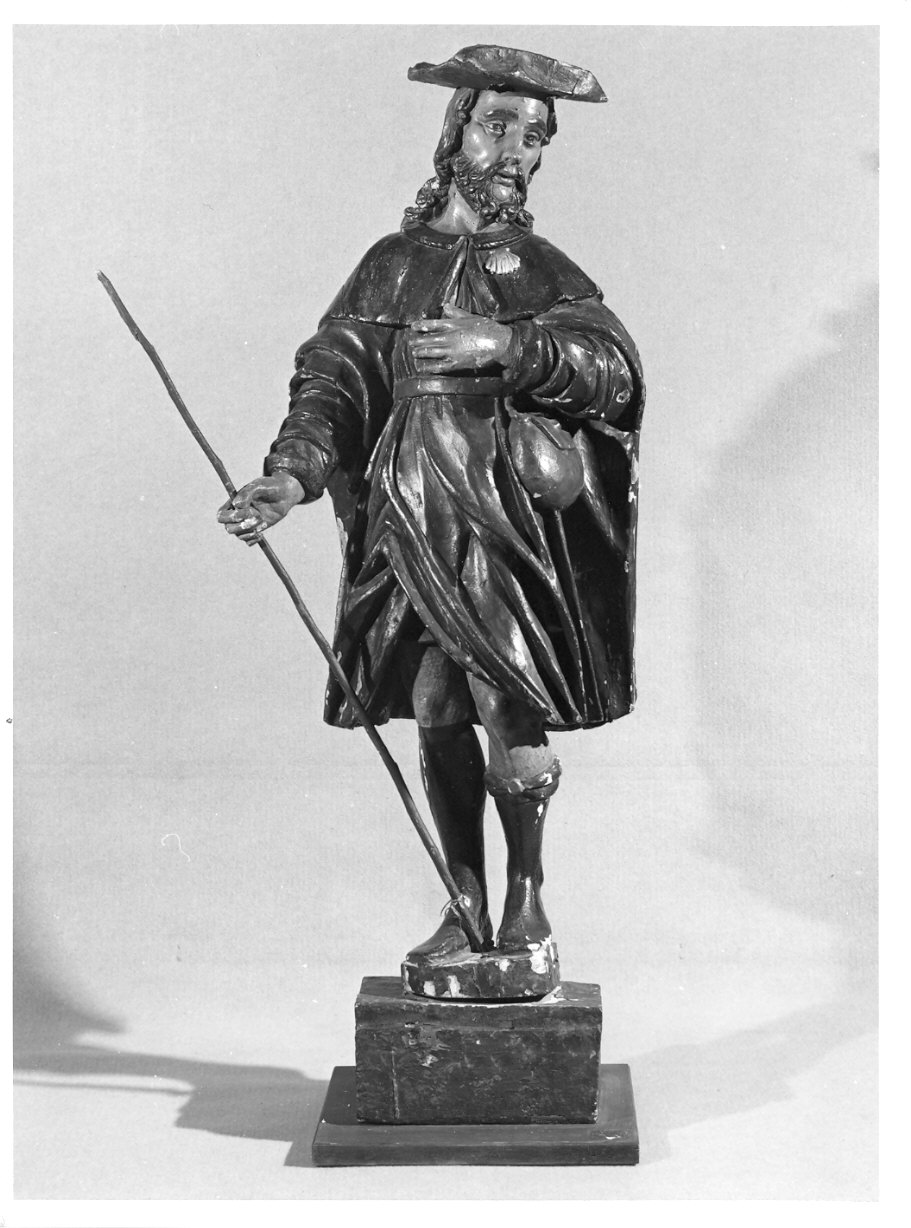 San Rocco (statua, opera isolata) - bottega lombarda (fine/inizio secc. XVII/ XVIII)