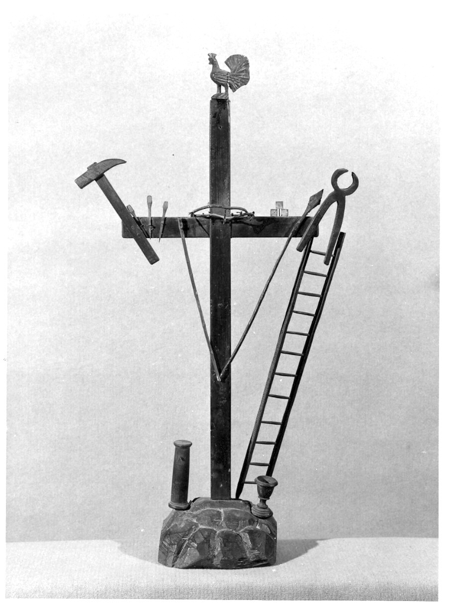 croce della Passione, opera isolata - bottega lombarda (fine/inizio secc. XIX/ XX)