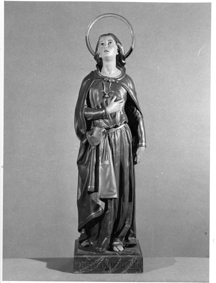 San Giovanni Evangelista (statua, opera isolata) - bottega lombarda (sec. XIX)