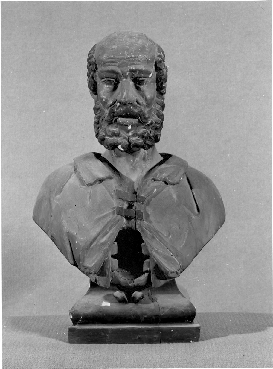San Pietro (reliquiario - a busto, opera isolata) - bottega lombarda (sec. XIX)