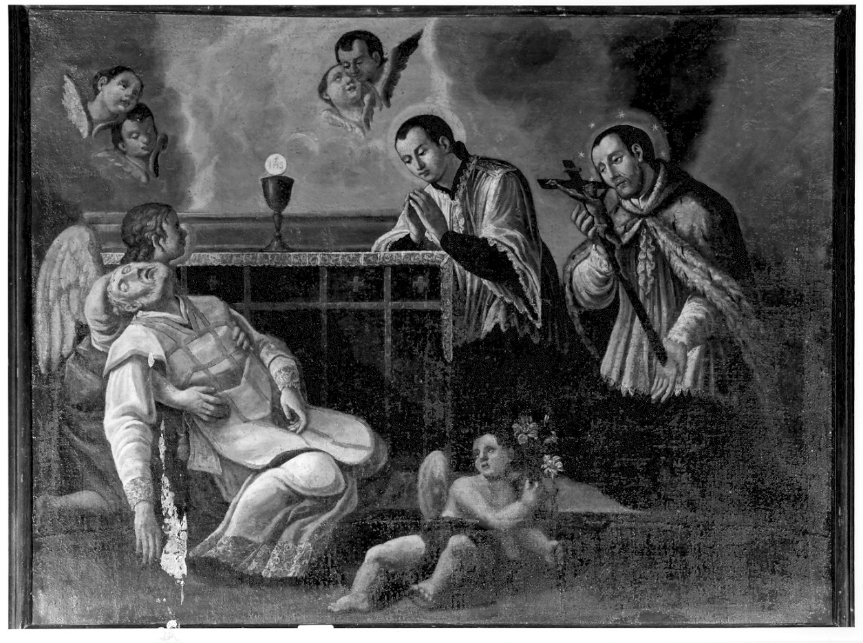 Svenimento di S. Andrea Avellino (dipinto, opera isolata) - ambito lombardo (sec. XVIII)