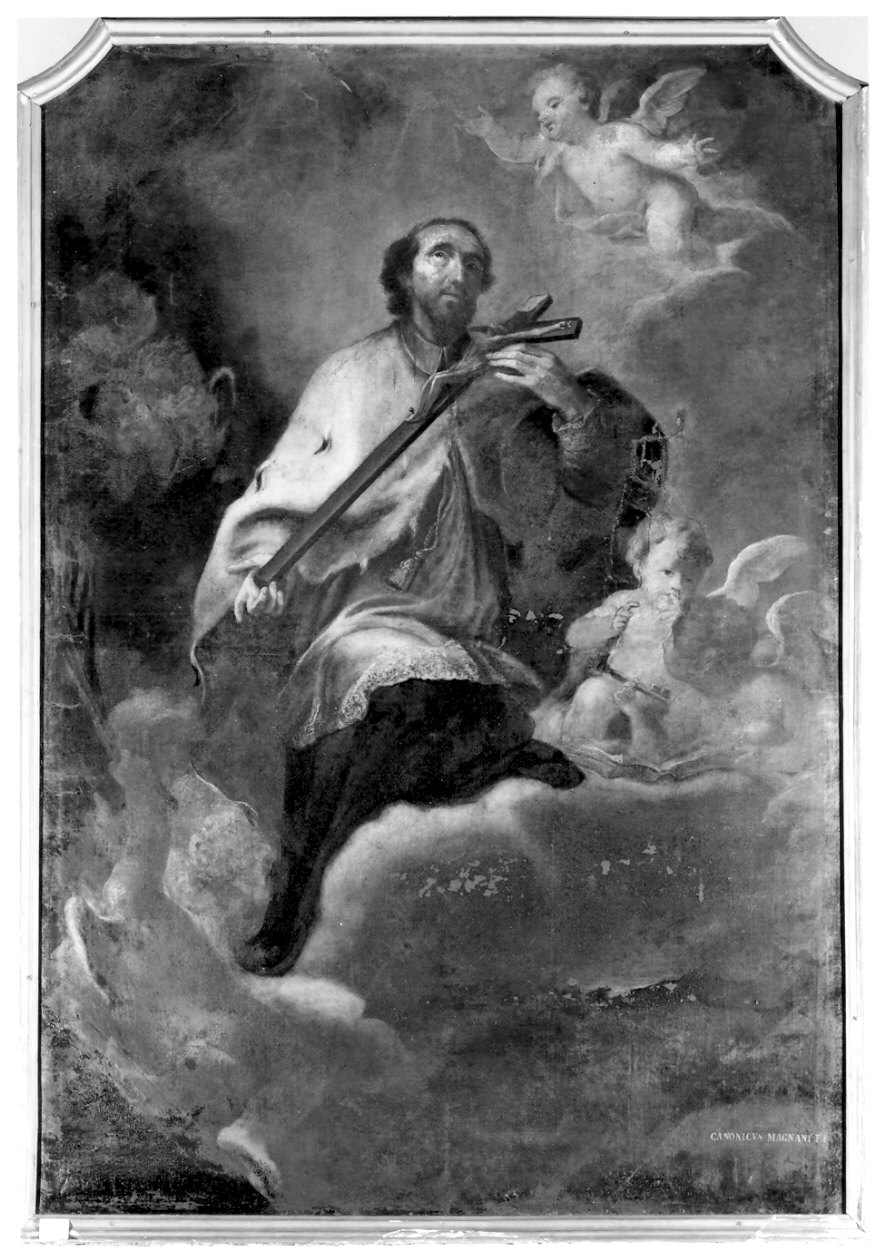 gloria di San Francesco Saverio (dipinto, opera isolata) - ambito lombardo (sec. XIX)