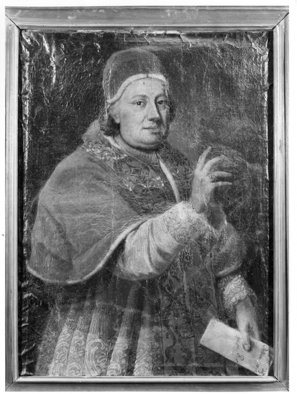 Ritratto di Clemente XIII (dipinto, opera isolata) - ambito italiano (seconda metà sec. XVIII)