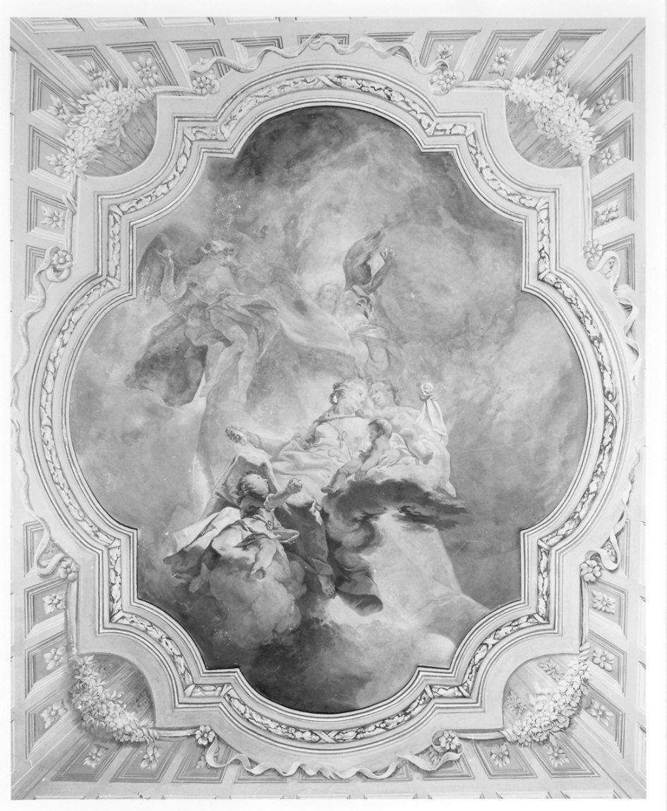 Carità (dipinto, opera isolata) di Carloni Carlo Innocenzo (attribuito) (metà sec. XVIII)