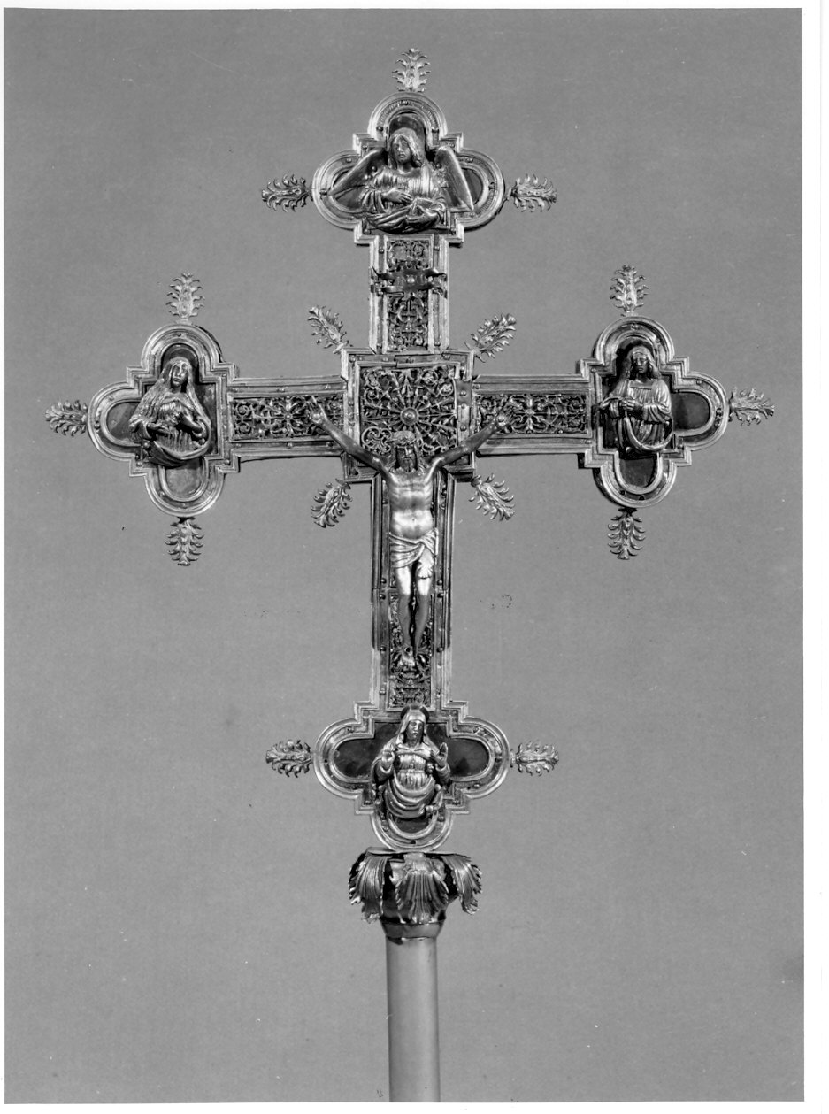 croce processionale, opera isolata di Vegio Bassiano (sec. XVI)