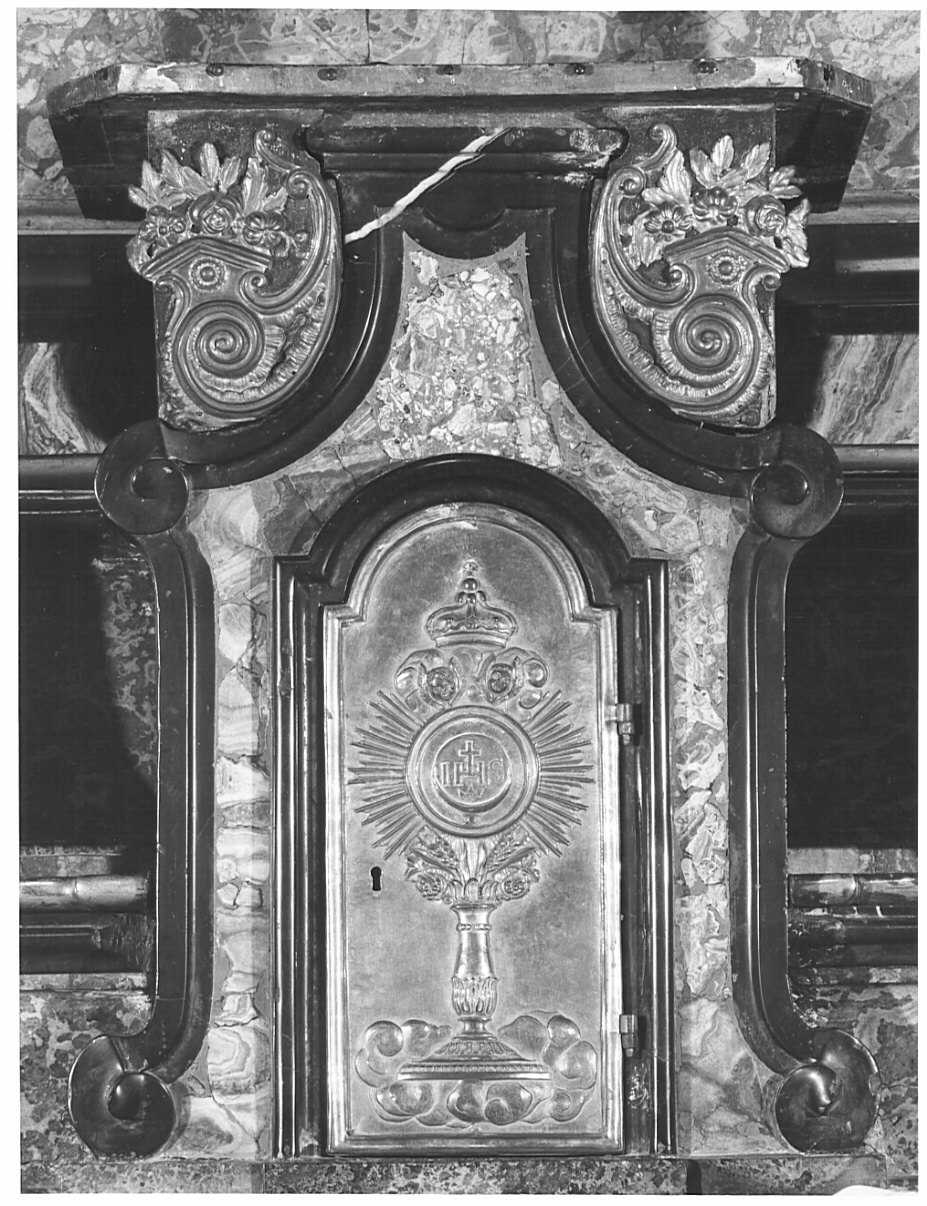 tabernacolo, elemento d'insieme - bottega italiana (sec. XVIII)