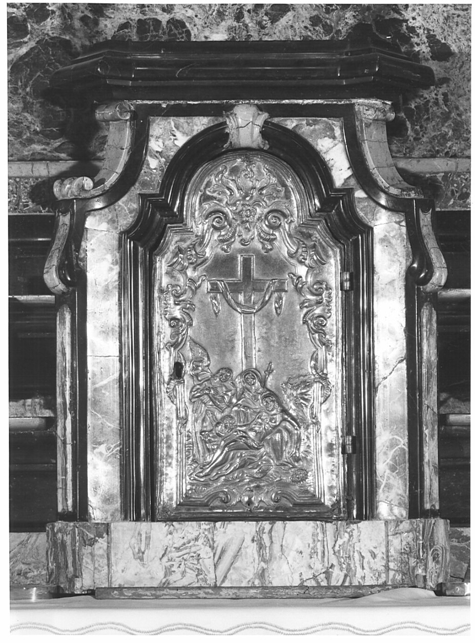 tabernacolo, elemento d'insieme - bottega italiana (sec. XVIII)