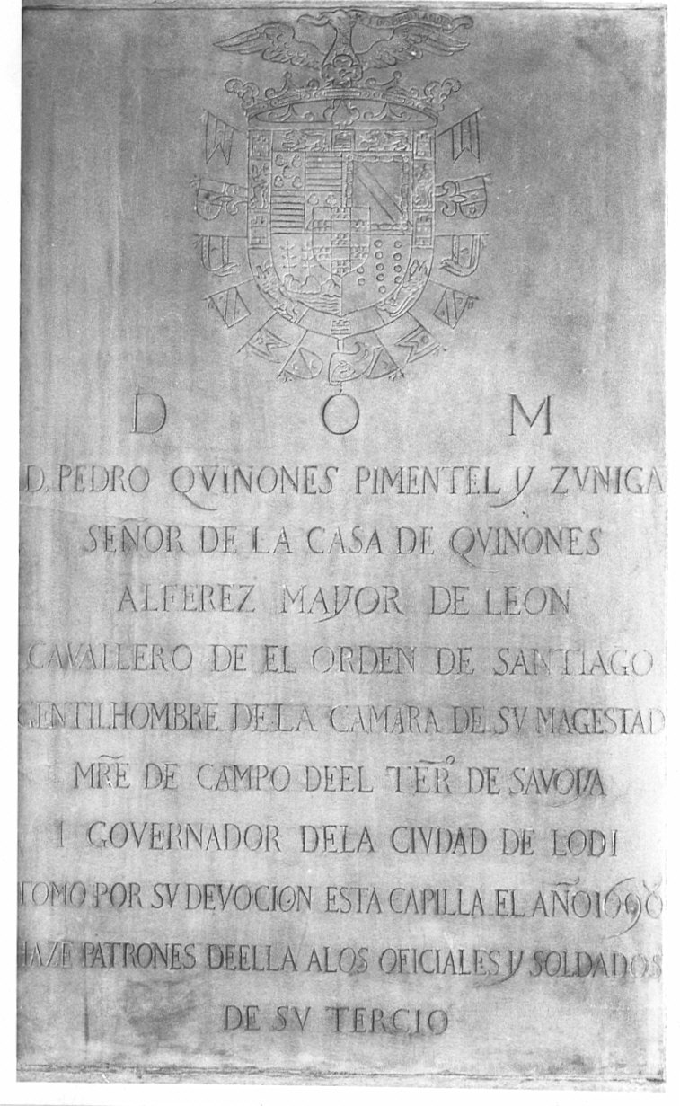 lapide commemorativa, opera isolata - bottega italiana (sec. XVII)