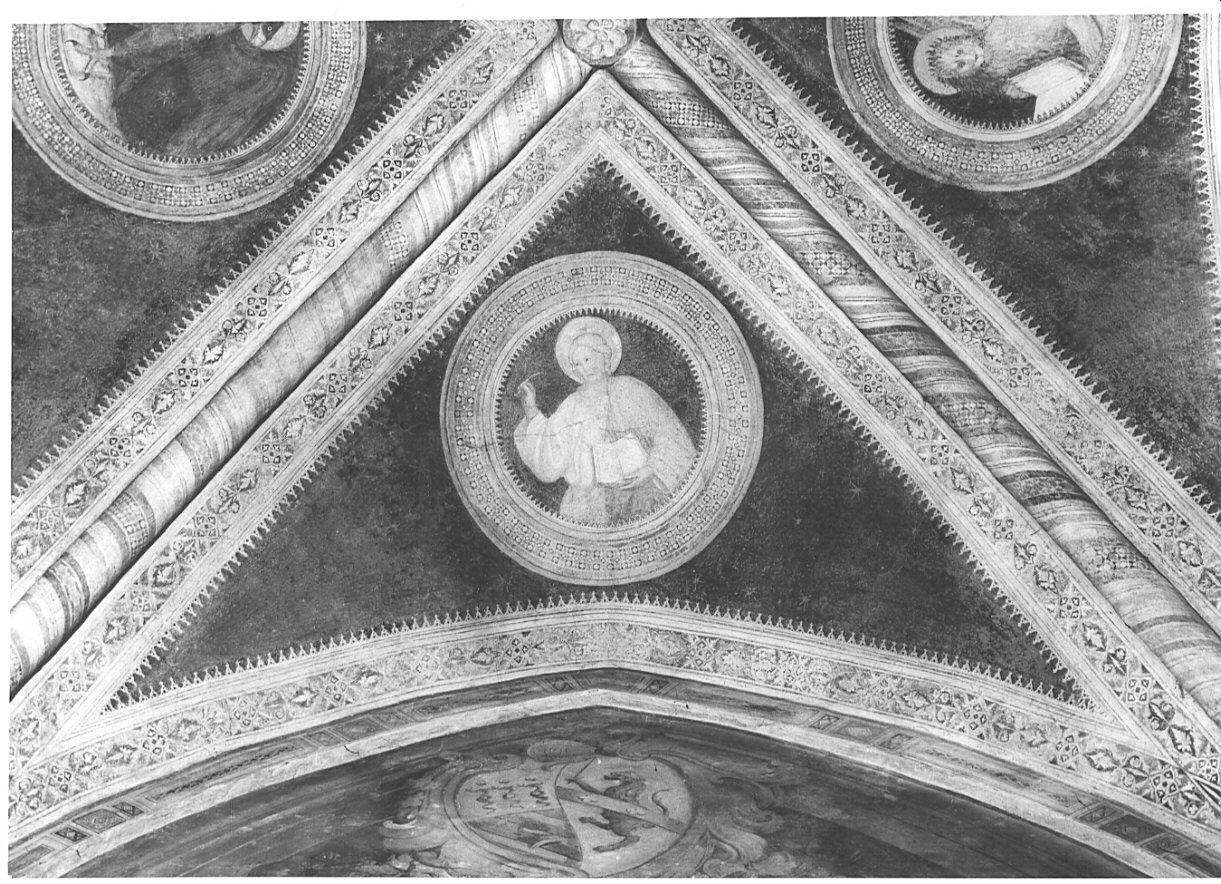 simboli dei quattro evangelisti (decorazione pittorica, opera isolata) - ambito italiano (sec. XV)