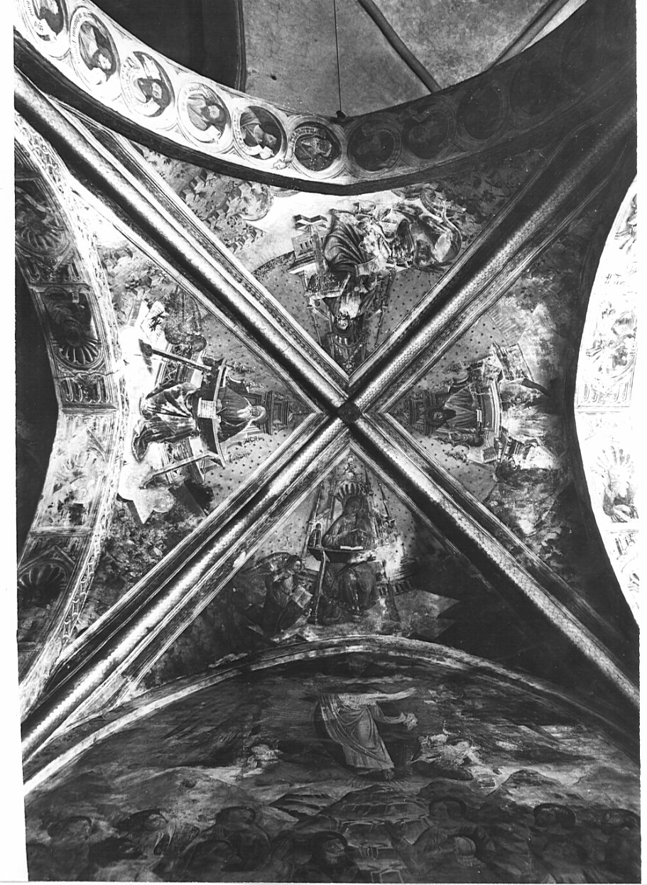 evangelisti (decorazione pittorica, complesso decorativo) - ambito italiano (sec. XV)
