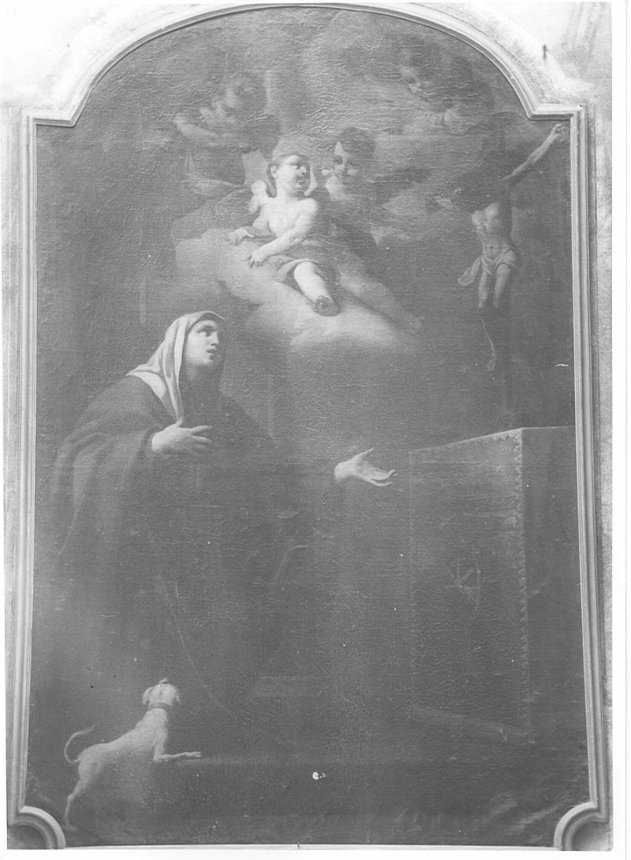 Santa Margherita da Cortona (dipinto, opera isolata) - ambito italiano (sec. XVII)