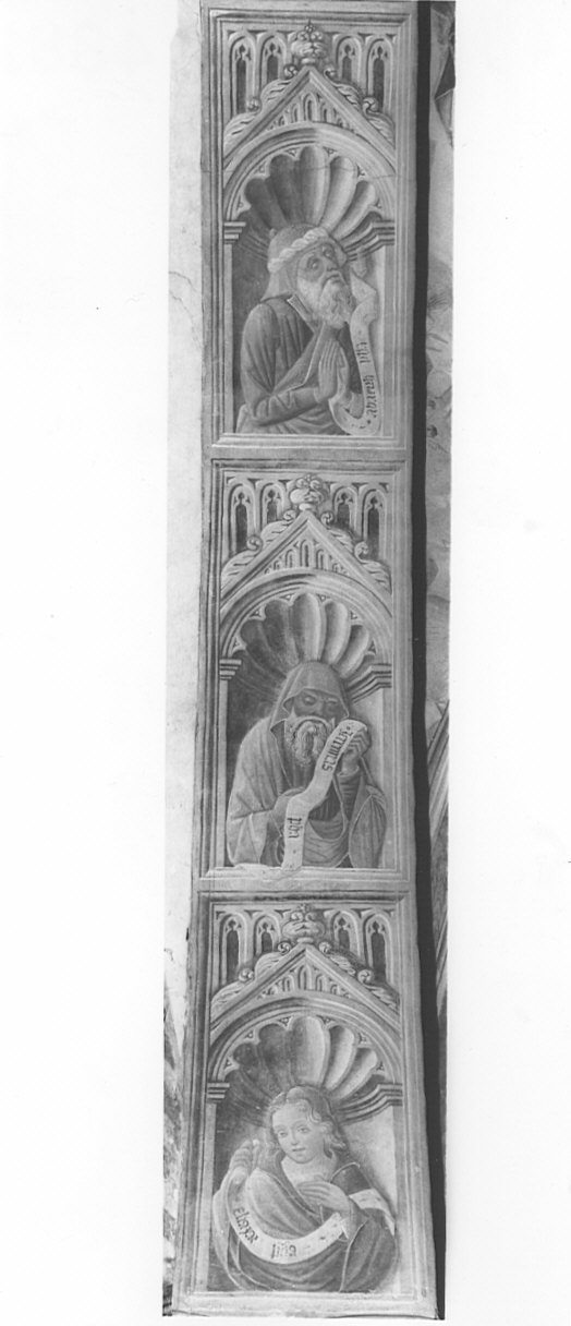 Elia/ Geremia/ Abacuh (decorazione pittorica, opera isolata) - ambito italiano (seconda metà sec. XV)