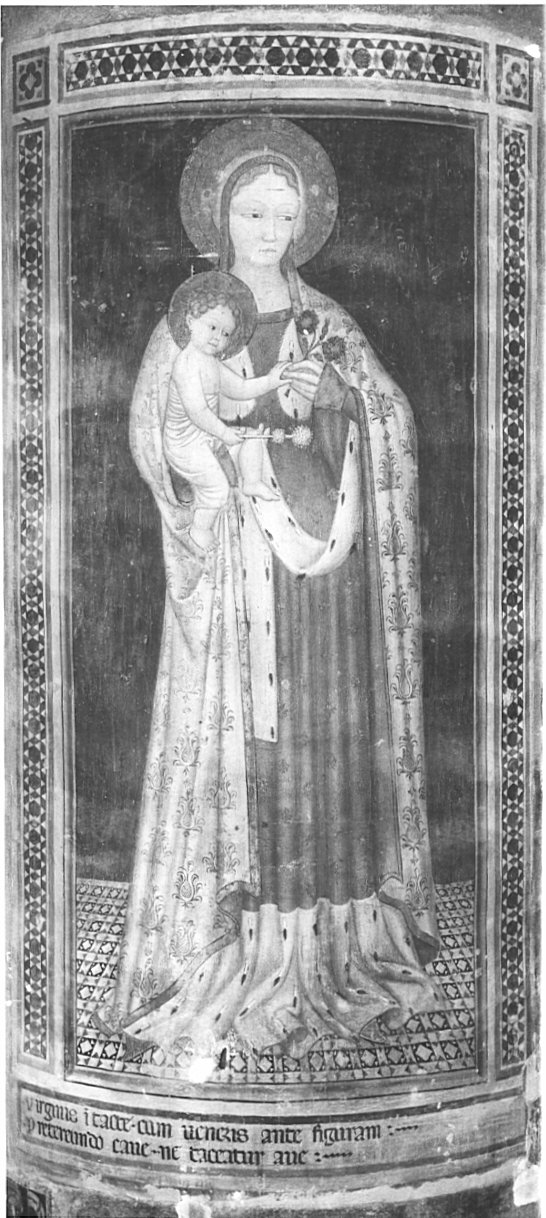 Madonna con Bambino (dipinto, opera isolata) - ambito lombardo (fine/inizio secc. XIV/ XV)