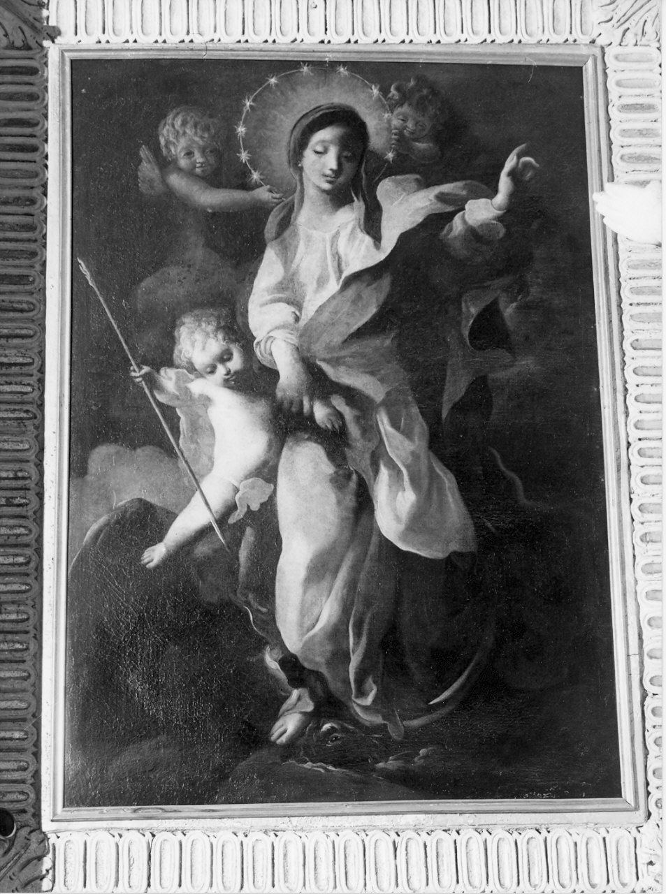 Immacolata Concezione (dipinto, opera isolata) - ambito lombardo (sec. XVIII)